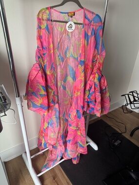 LOVE HIGHLIGHT - DANCE THE NIGHT AWAY DUSTER KIMONO SIZE 3XL NEW WITH TAGS